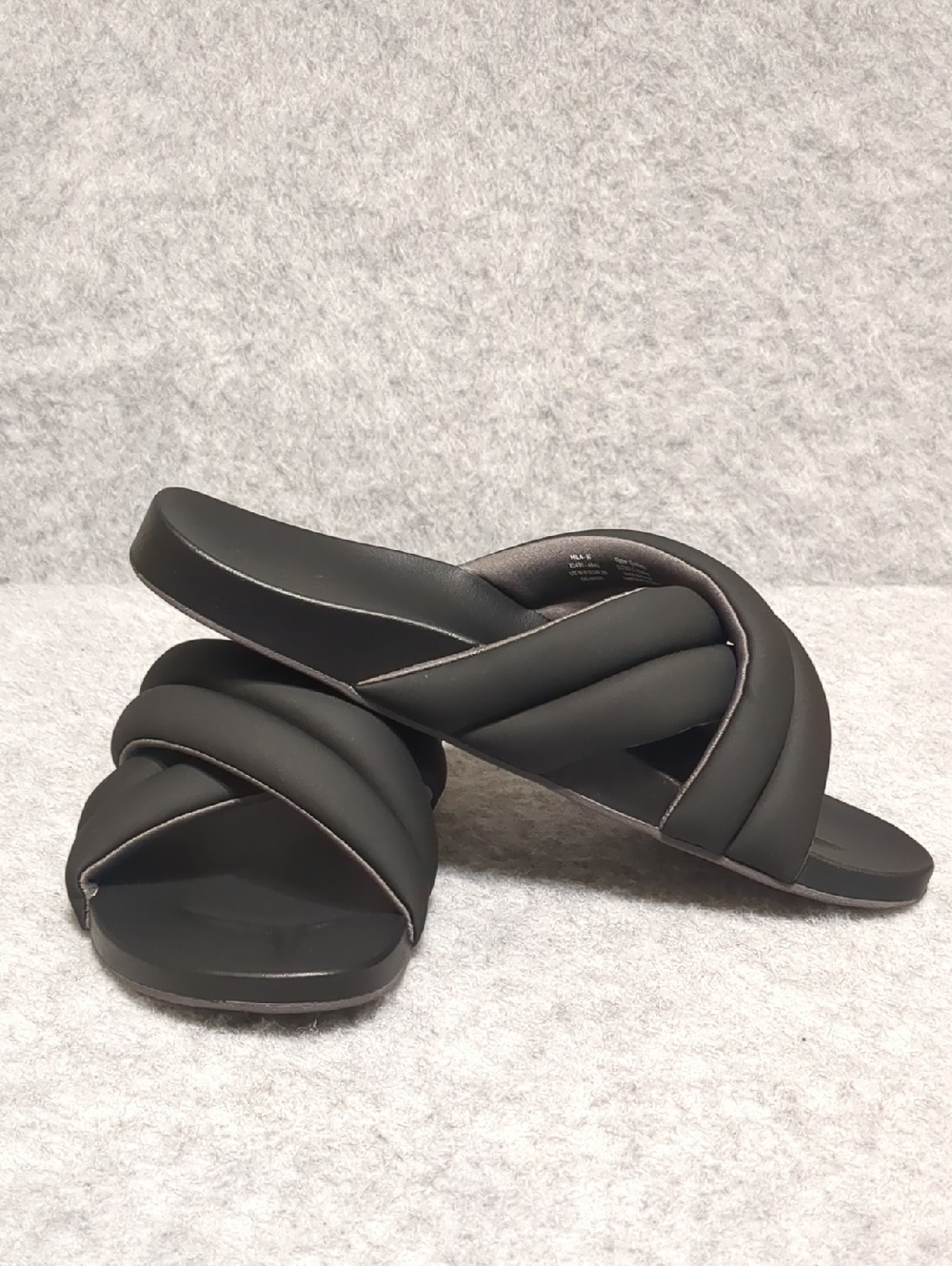 Olukai Hila Water Resistant Black Slide Sandals Size 9 - Picture 8 of 11